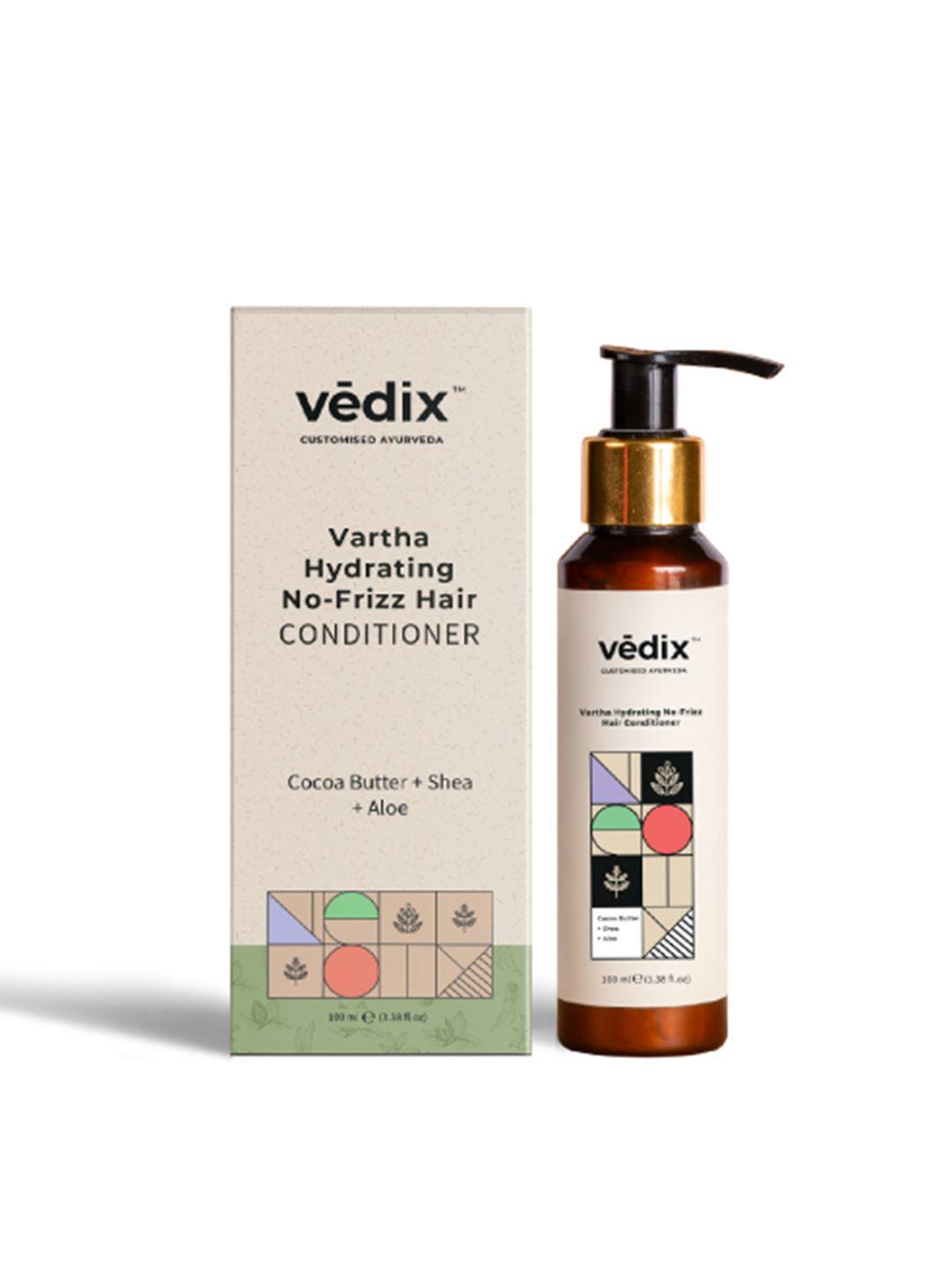 vedix ayurvedic hydrating herbal no-frizz & tangle-free hair conditioner 100 ml