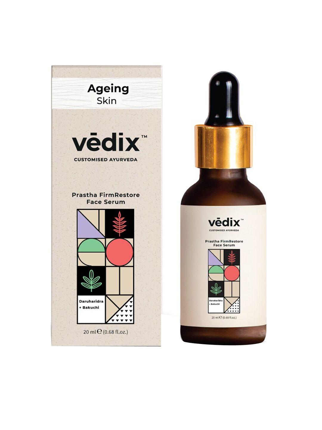 vedix customized ayurvedic prastha firm restore face serum