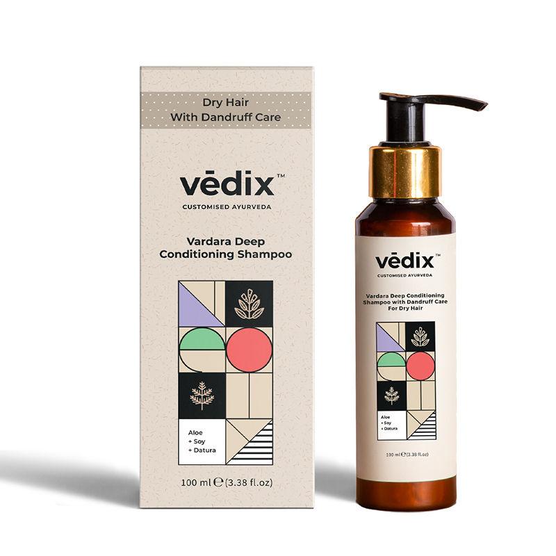 vedix dandruff shampoo - dry hair - vardara deep conditioning dandruff shampoo
