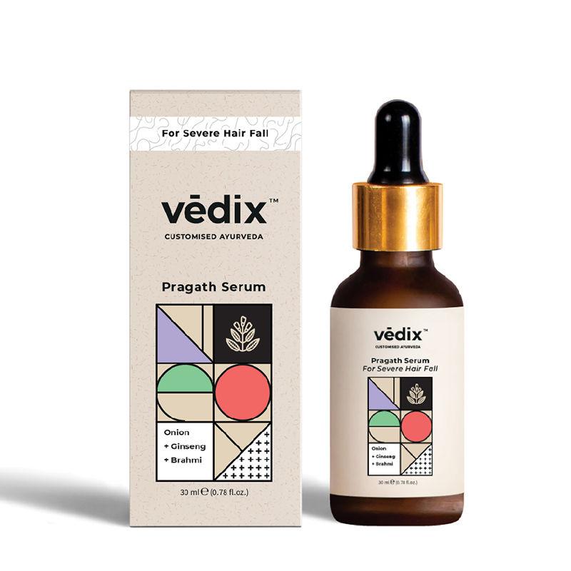 vedix hair serum - severe hair fall - pragath hair serum