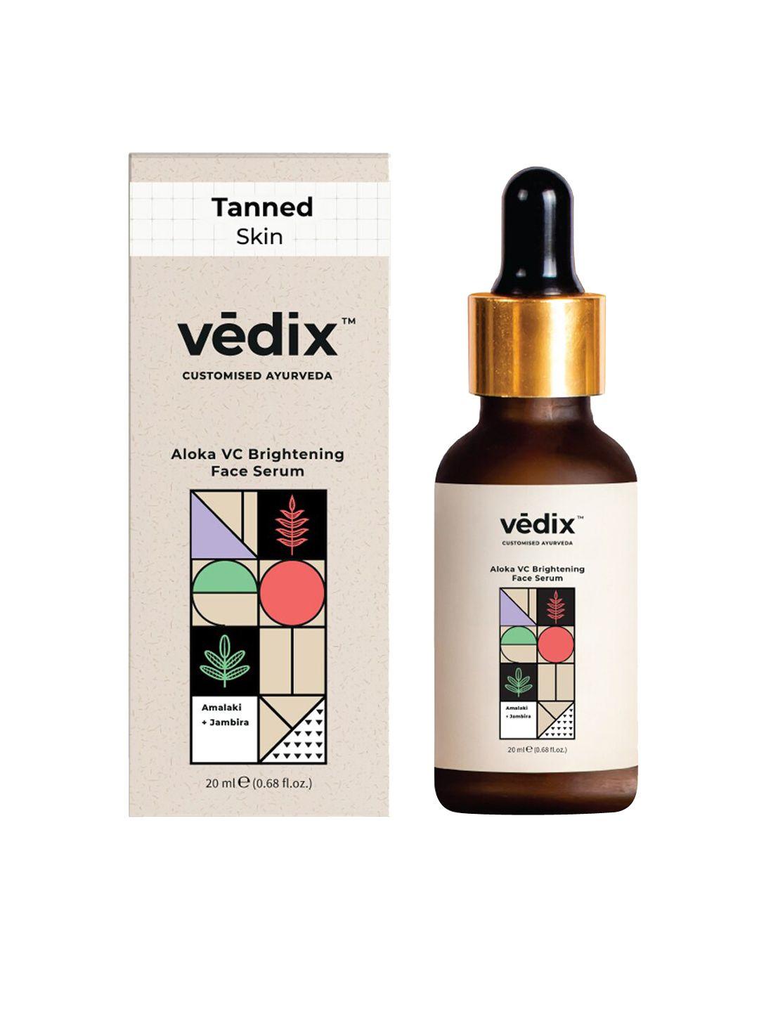 vedix women customized ayurvedic aloka vc brightening face serum