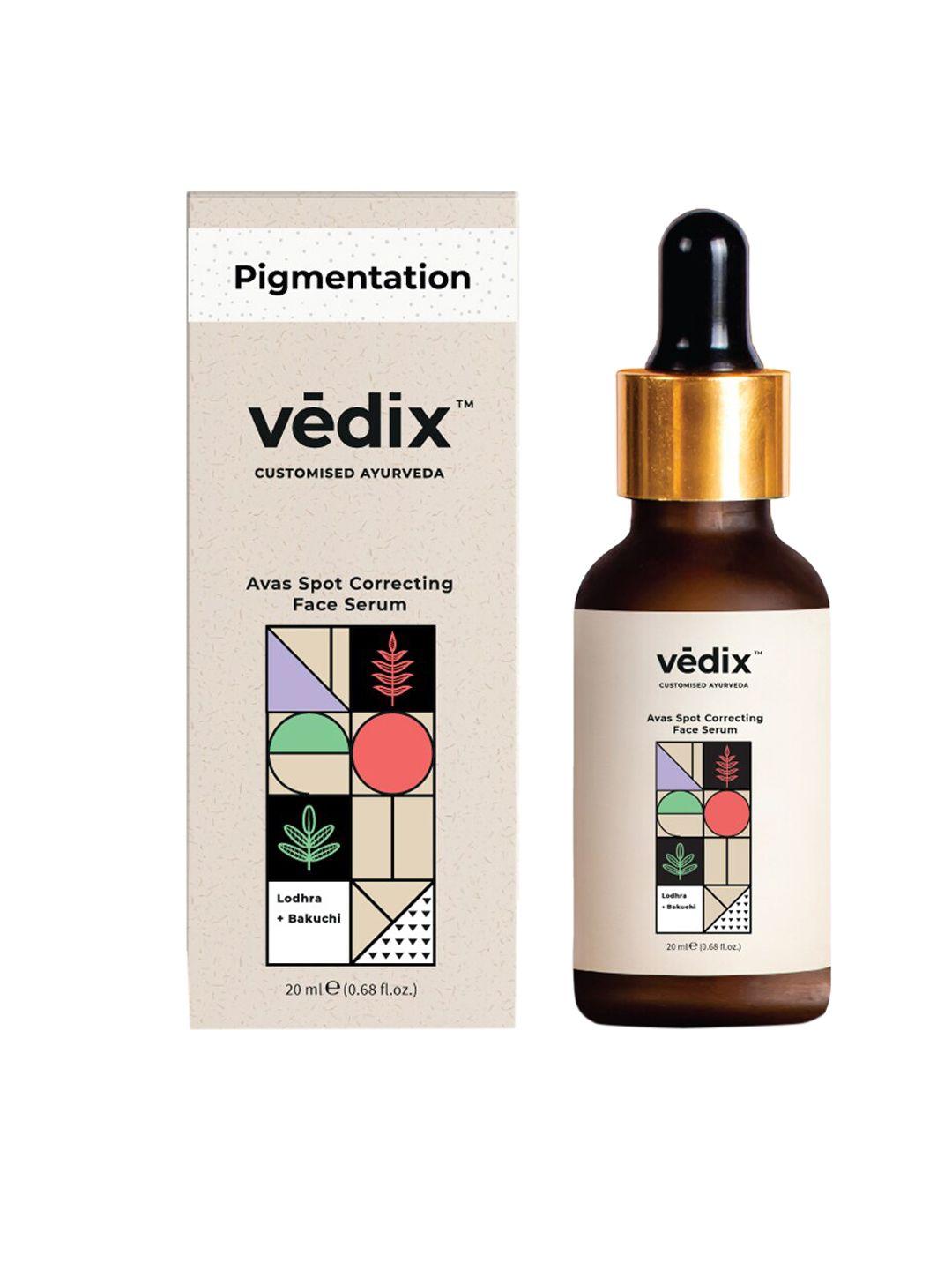 vedix womens customized ayurvedic avas spot correcting face serum