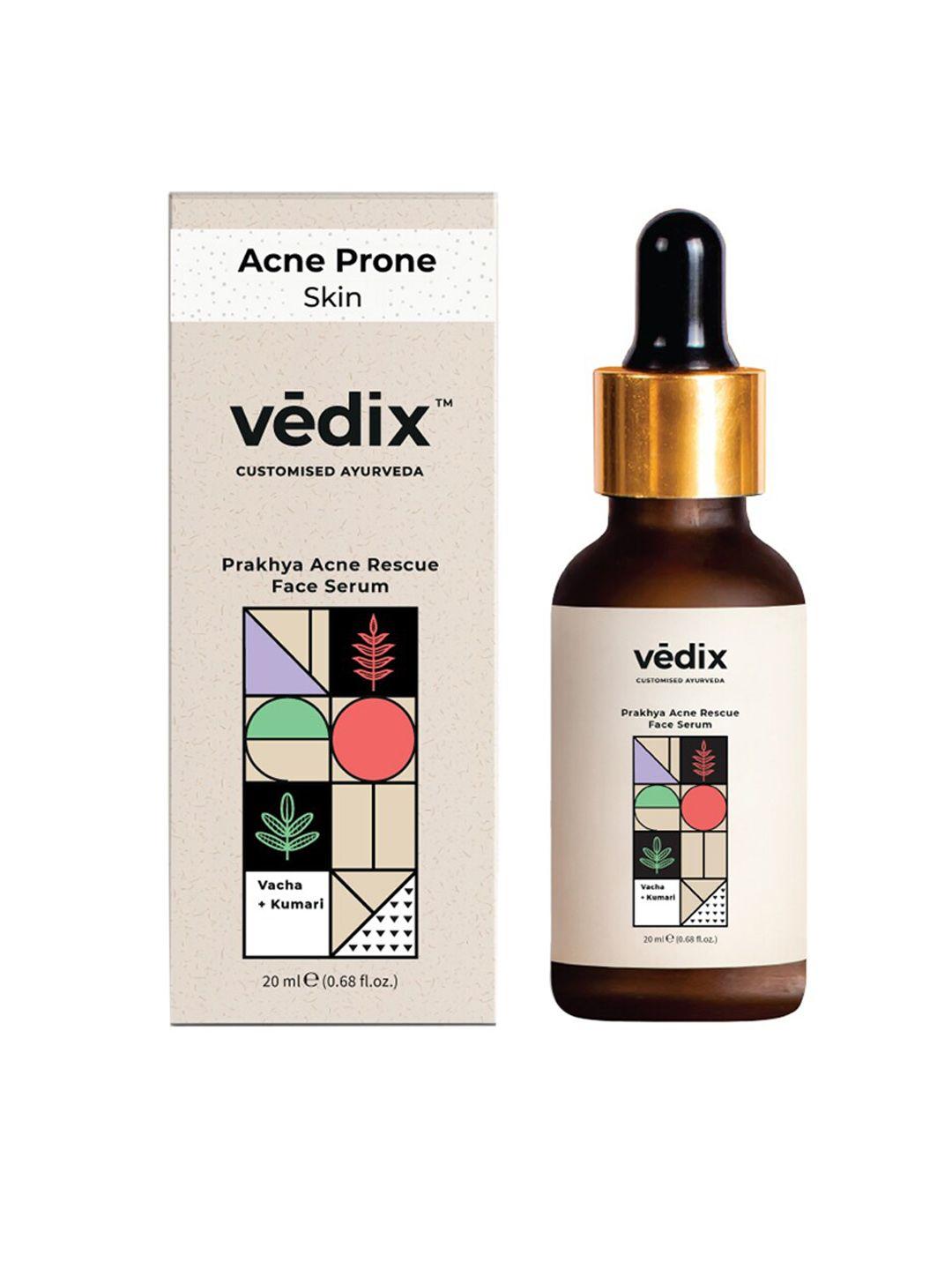 vedix womens customized ayurvedic prakhya acne rescue face serum