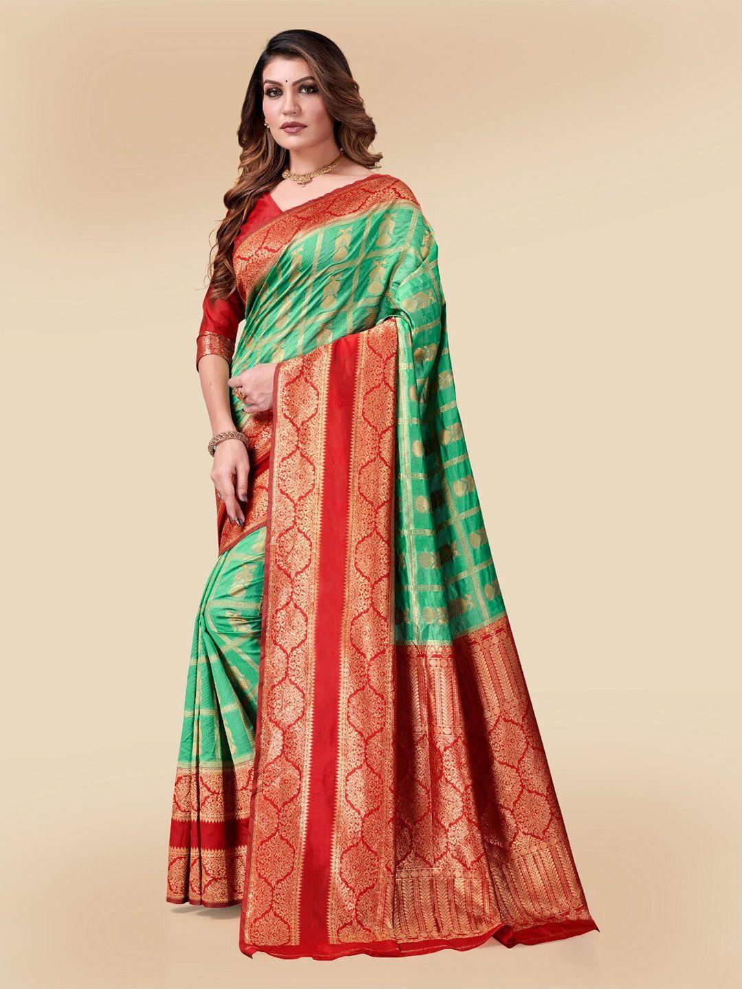 veerax ethnic woven design zari saree