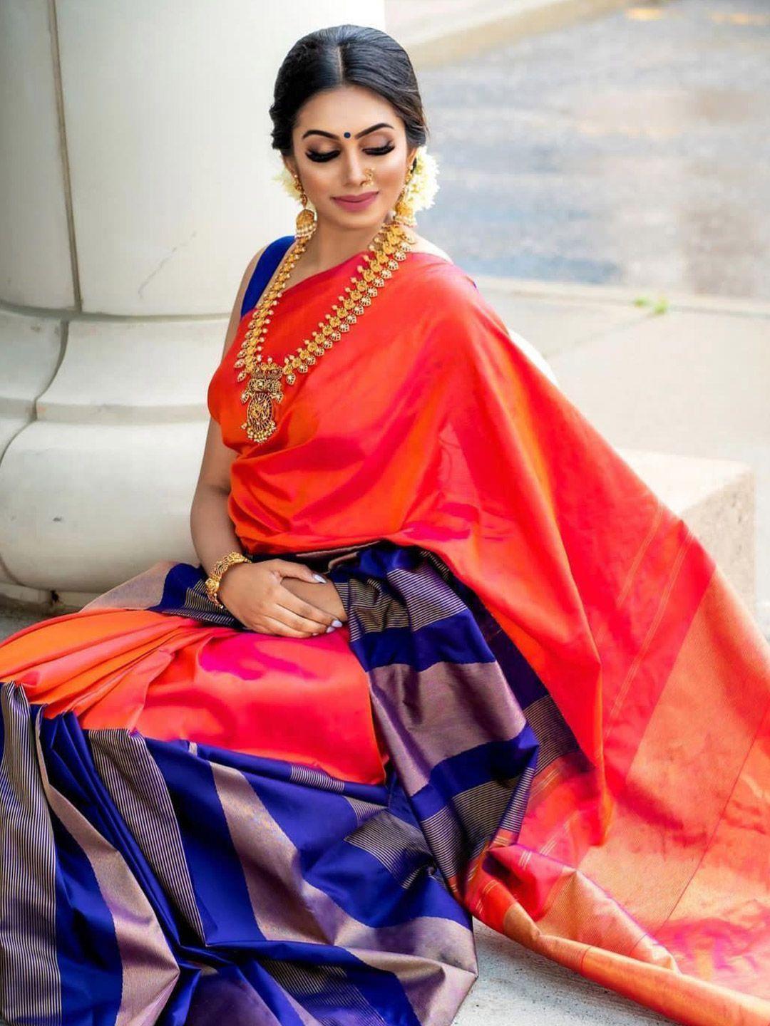 veerax zari woven design pure silk designer kota saree