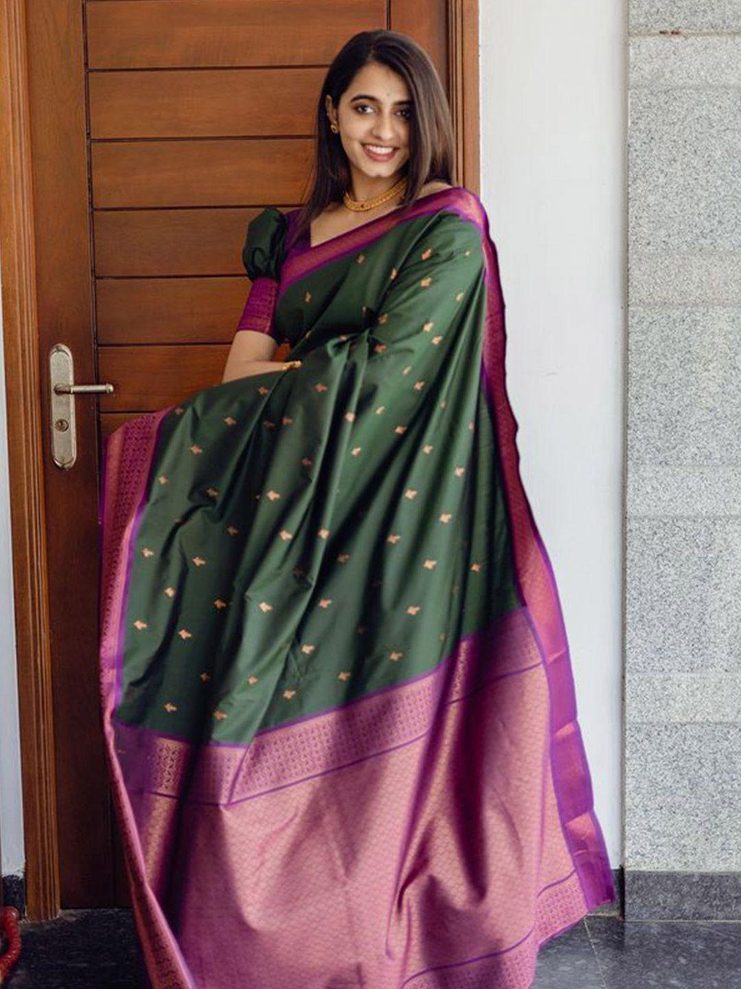 veerax zari woven design pure silk designer kota saree