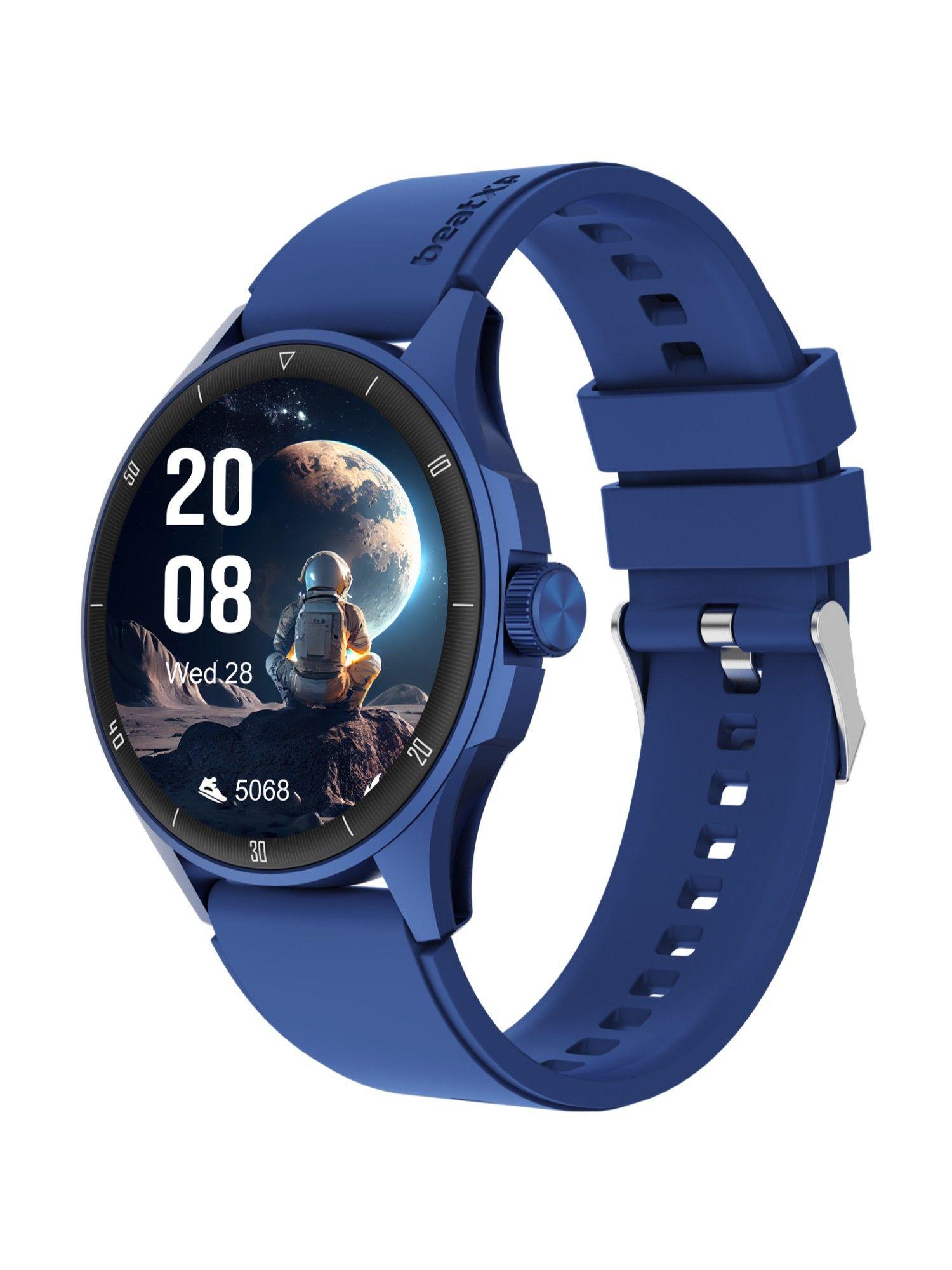 vega neo 1.43” super amoled display with bt calling smartwatch - blue