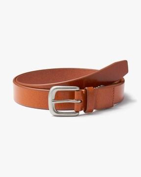 vegetable tanned leather belt