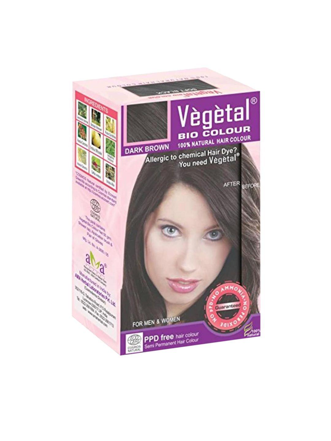 vegetal bio colour-dark brown 50 gm