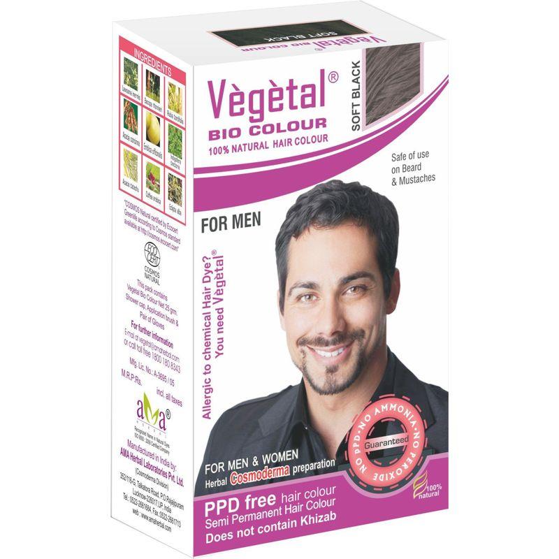 vegetal bio colour soft black for men