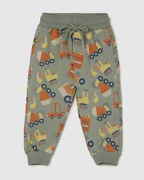 vehicle print joggers track pants