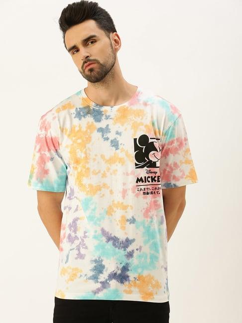 veirdo multicolor printed oversized t-shirt