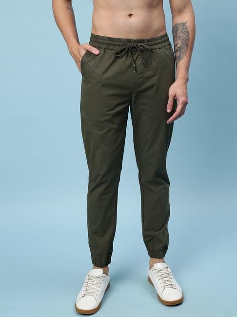 veirdo olive slim fit jogger pants