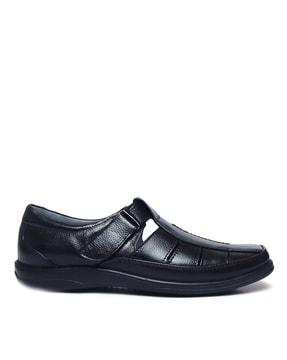 velcro fastening slip-on sandals