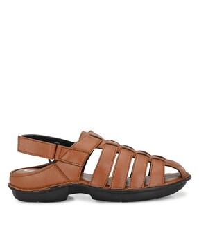 velcro fastening flat sandals