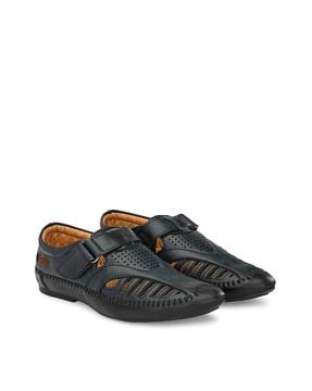 velcro fastening sip-on sandals