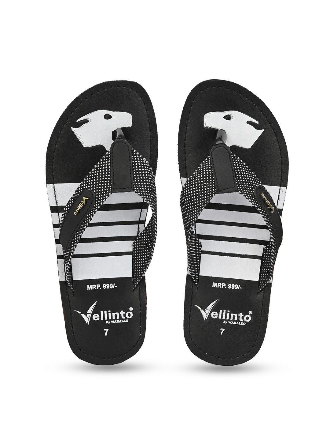 vellinto men killer printed fabric thong flip-flops