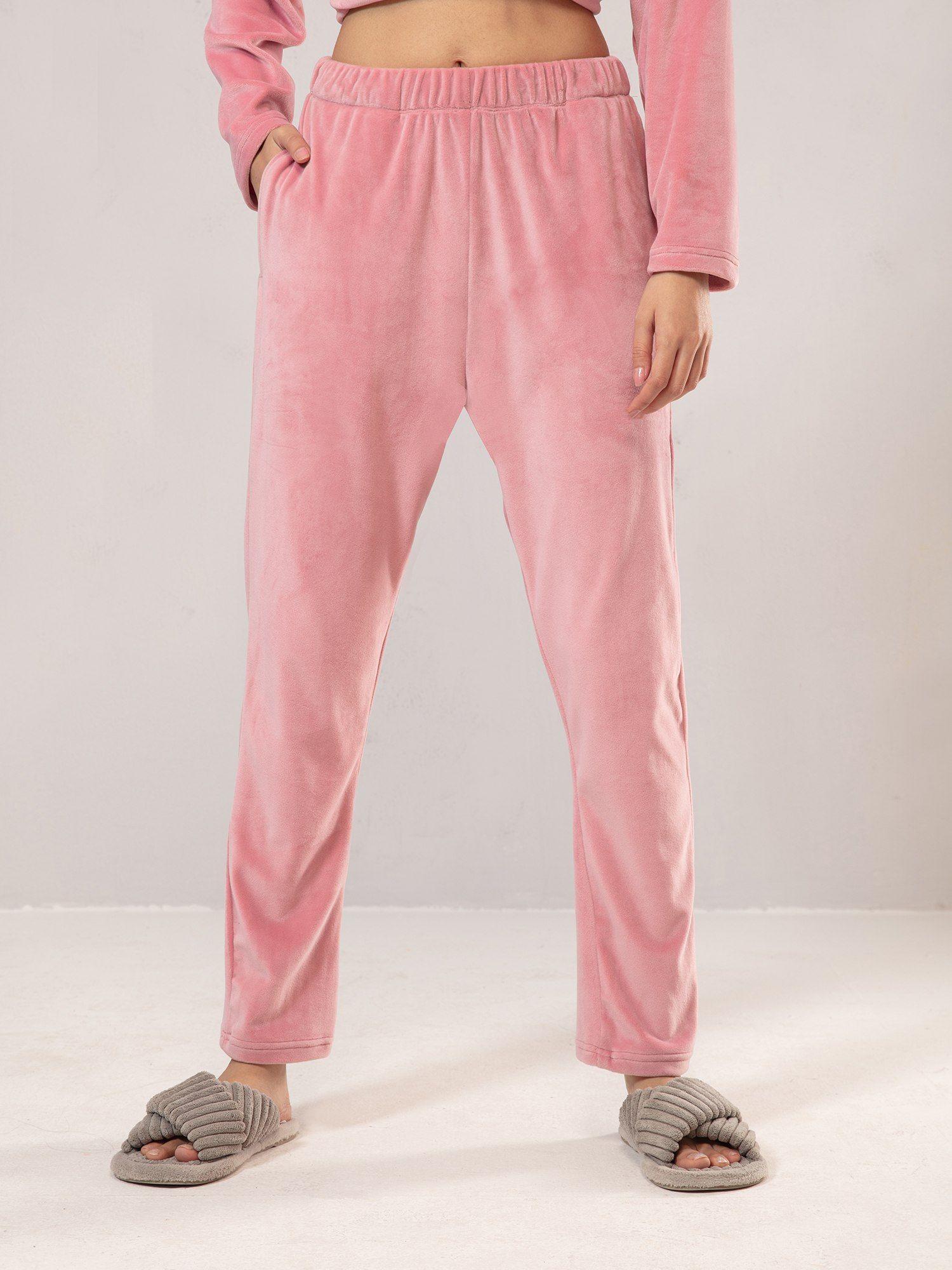 velour pant heather rose nys048 pink