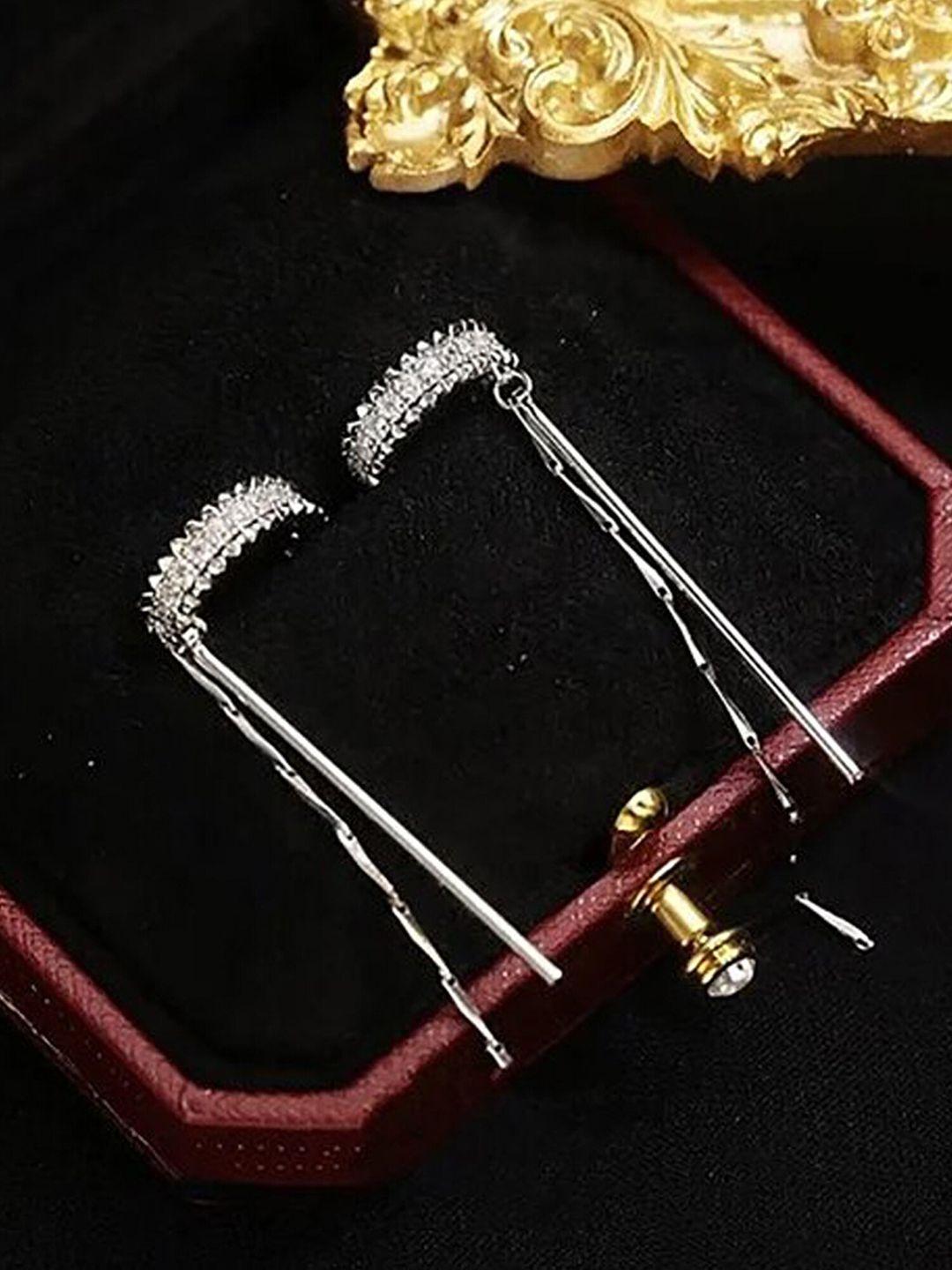 vembley silver plated contemporary ear cuff earrings