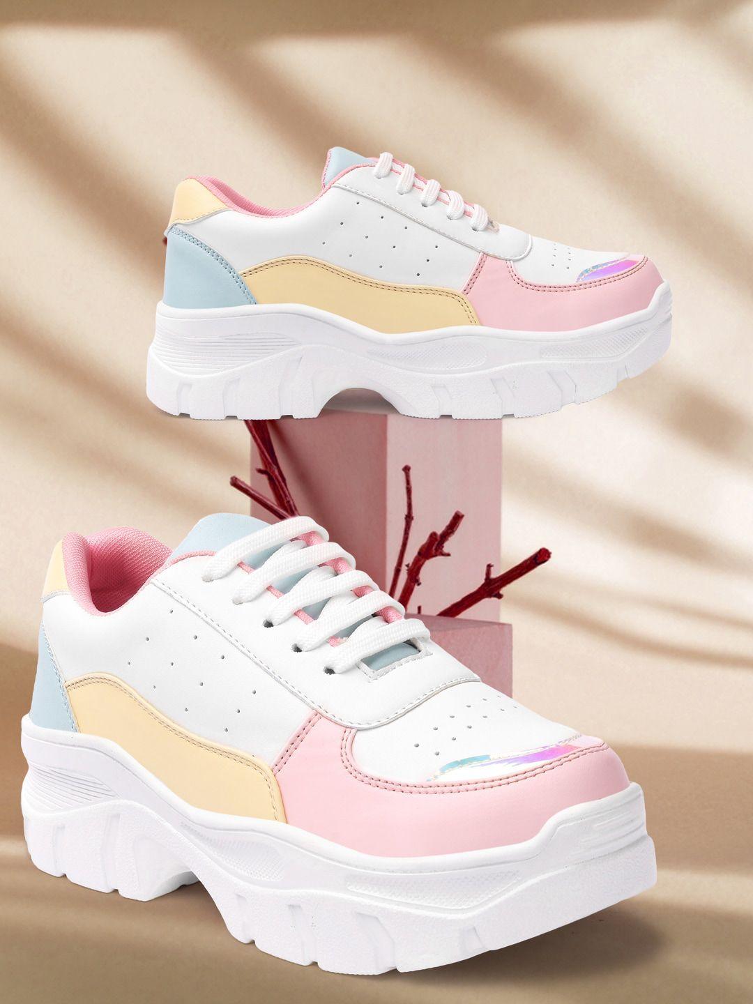 vendoz women colourblocked sneakers