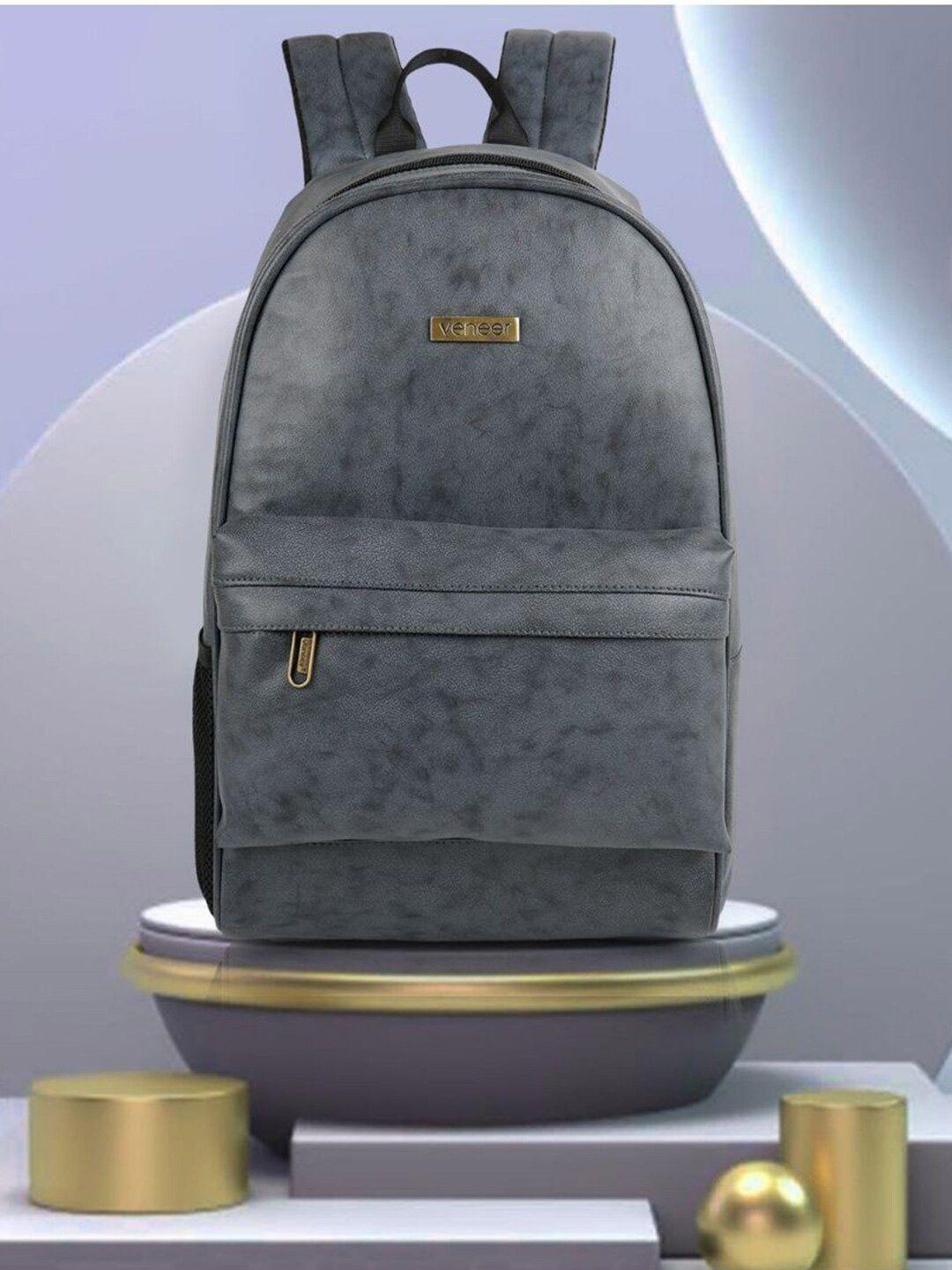 veneer pu leather mini casual backpack