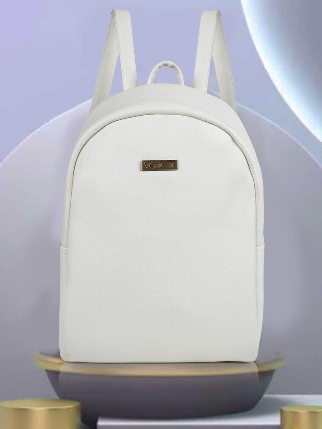 veneer synthetic leather mini backpack