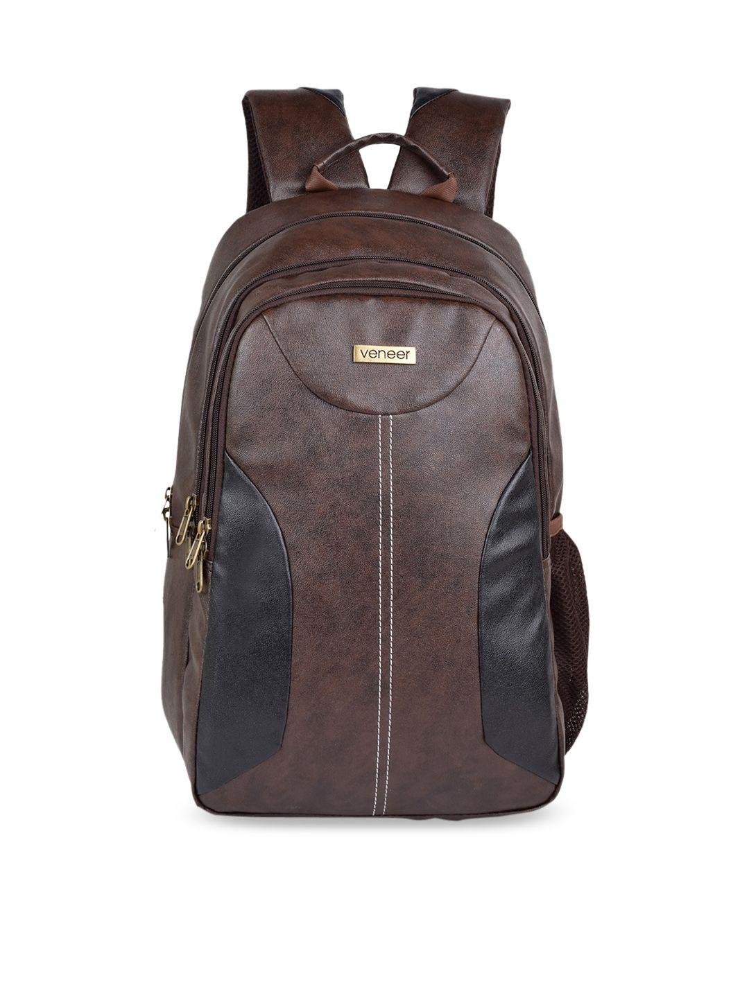 veneer unisex brown backpacks