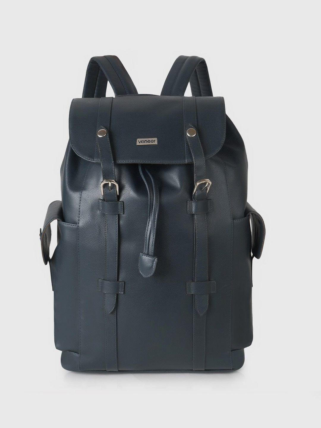 veneer unisex synthetic leather ergonomic backpack