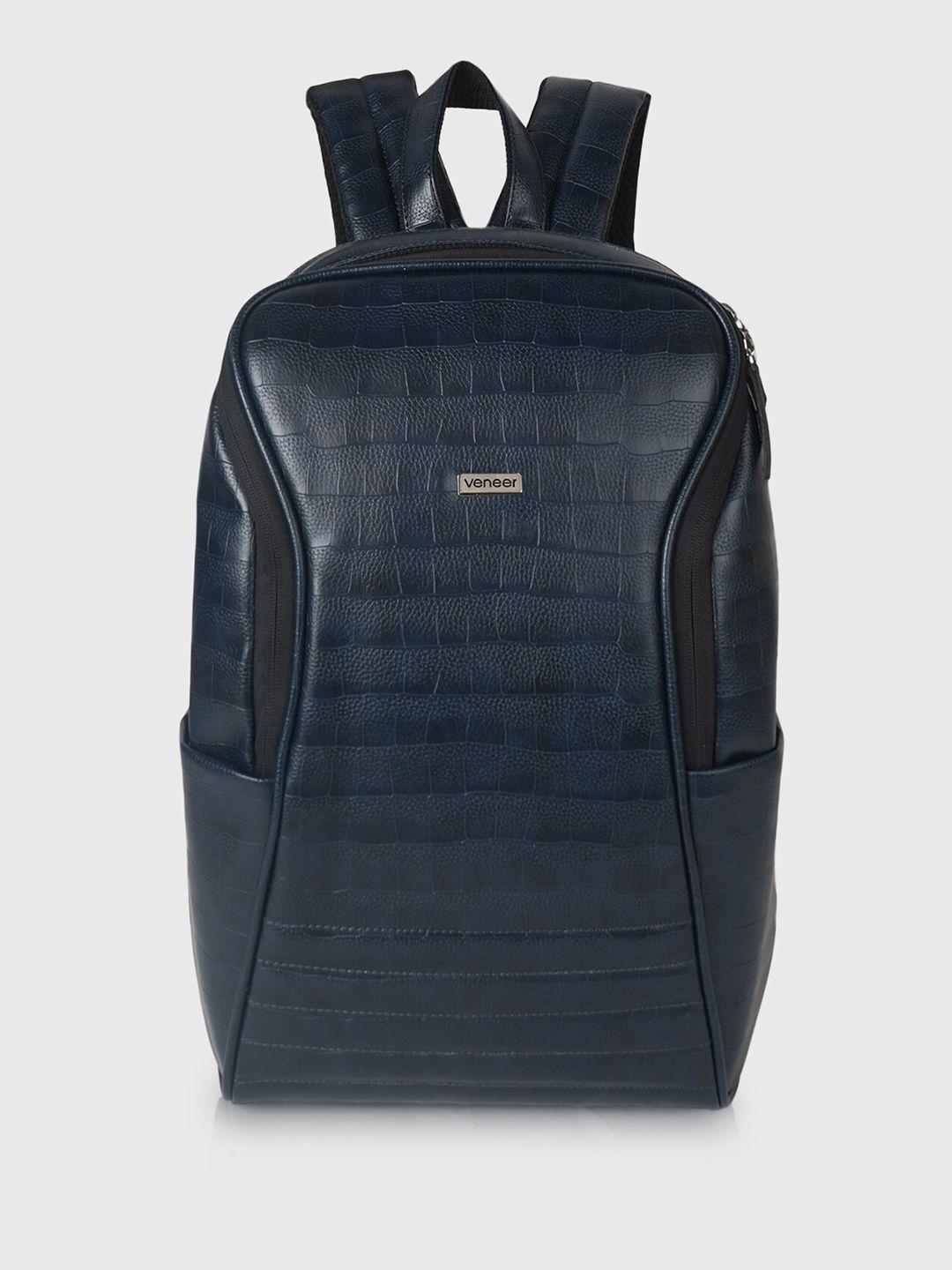 veneer unisex textured backpack
