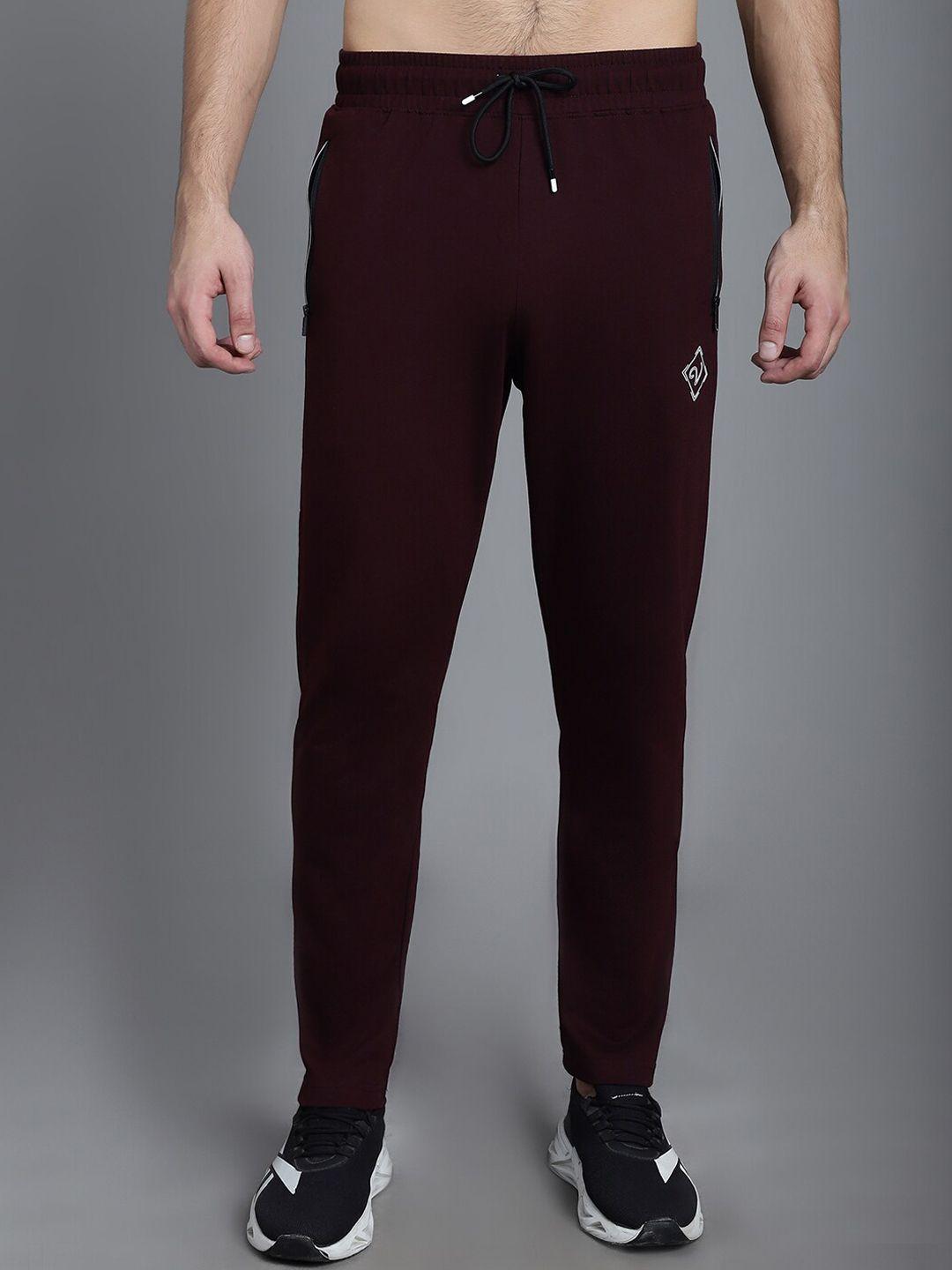 venitian men mid-rise cotton sports track pants