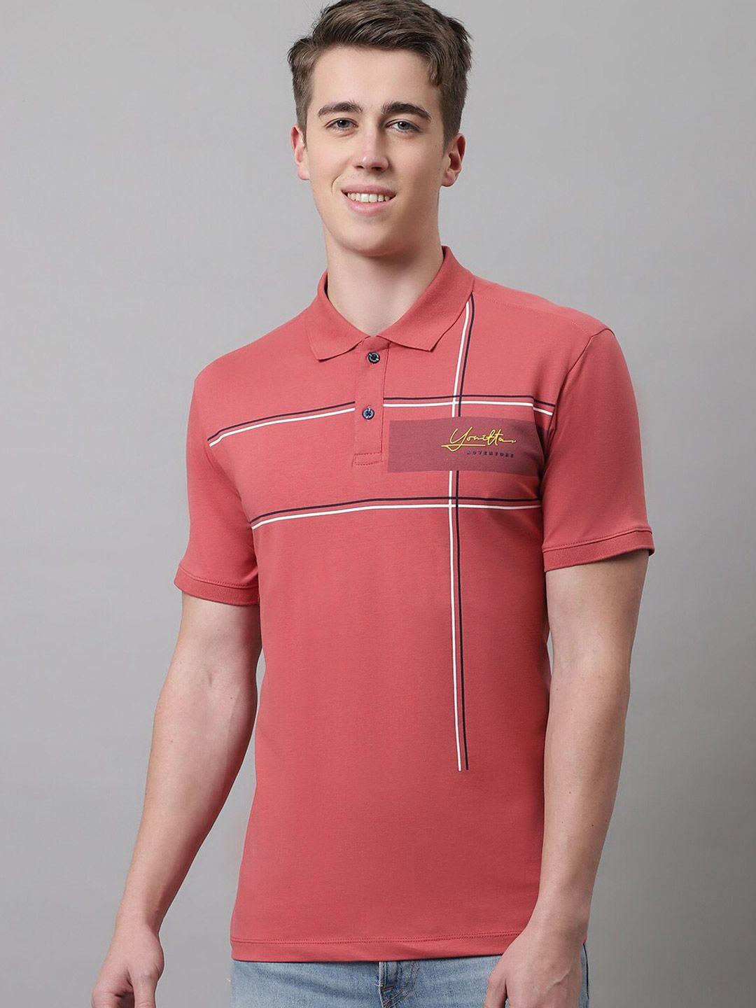 venitian polo collar short sleeves cotton t-shirt