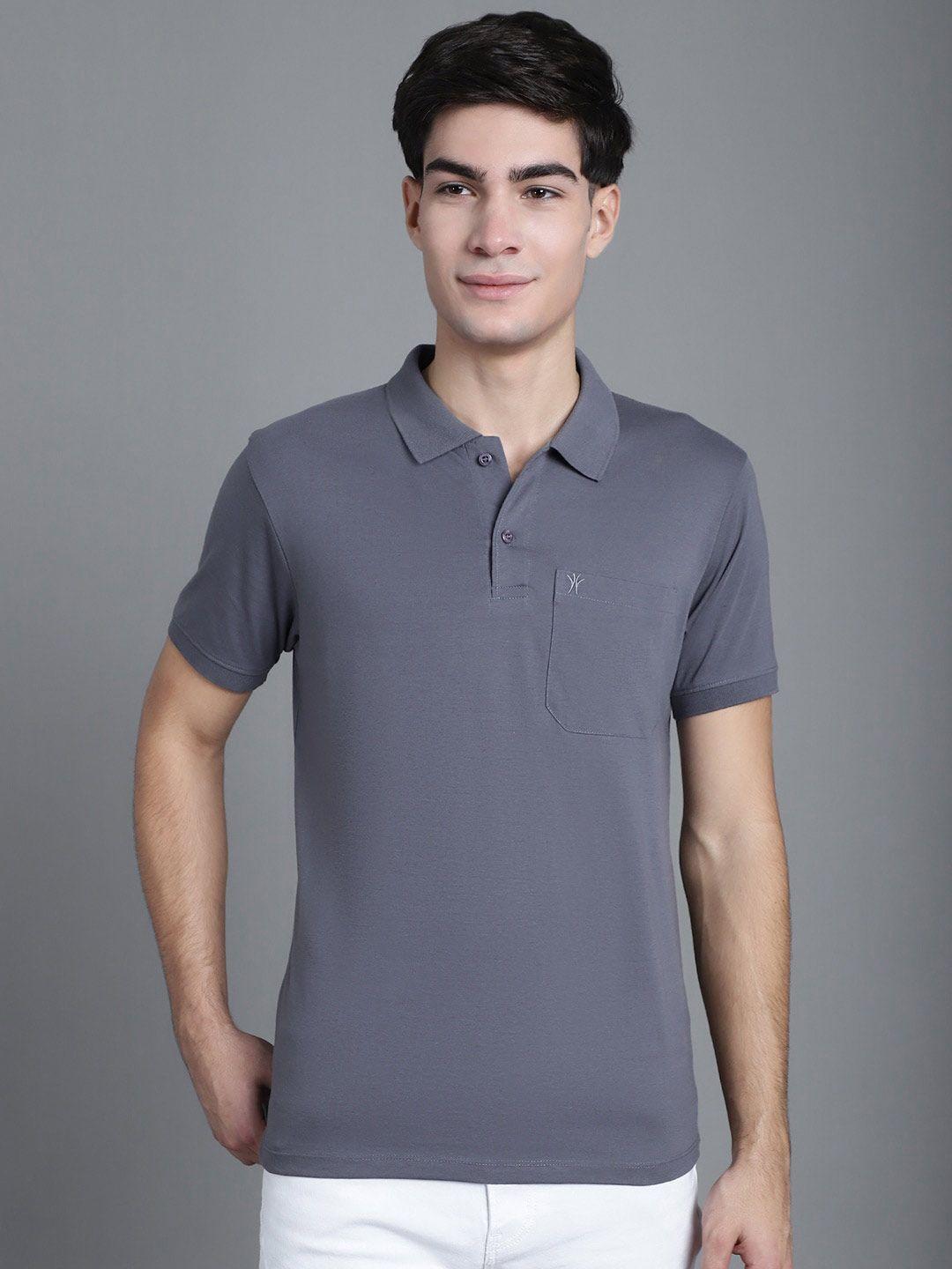 venitian polo collar short sleeves cotton t-shirt