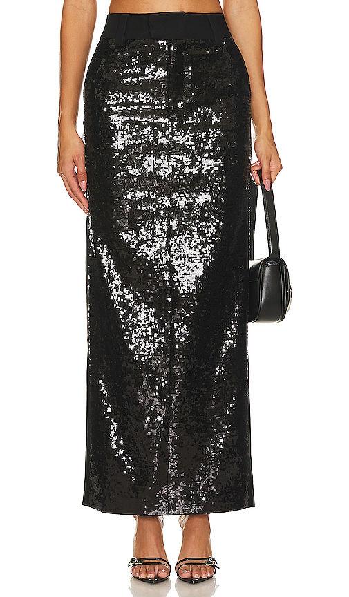 venning sequin maxi skirt