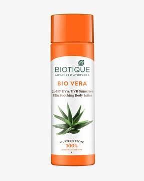 vera ultra soothing body lotion 75 + spf uva/uvb sunscreen 190 ml