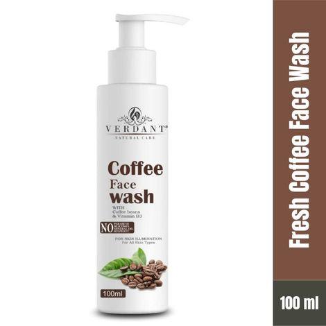verdant natural care coffee face wash (100 ml)