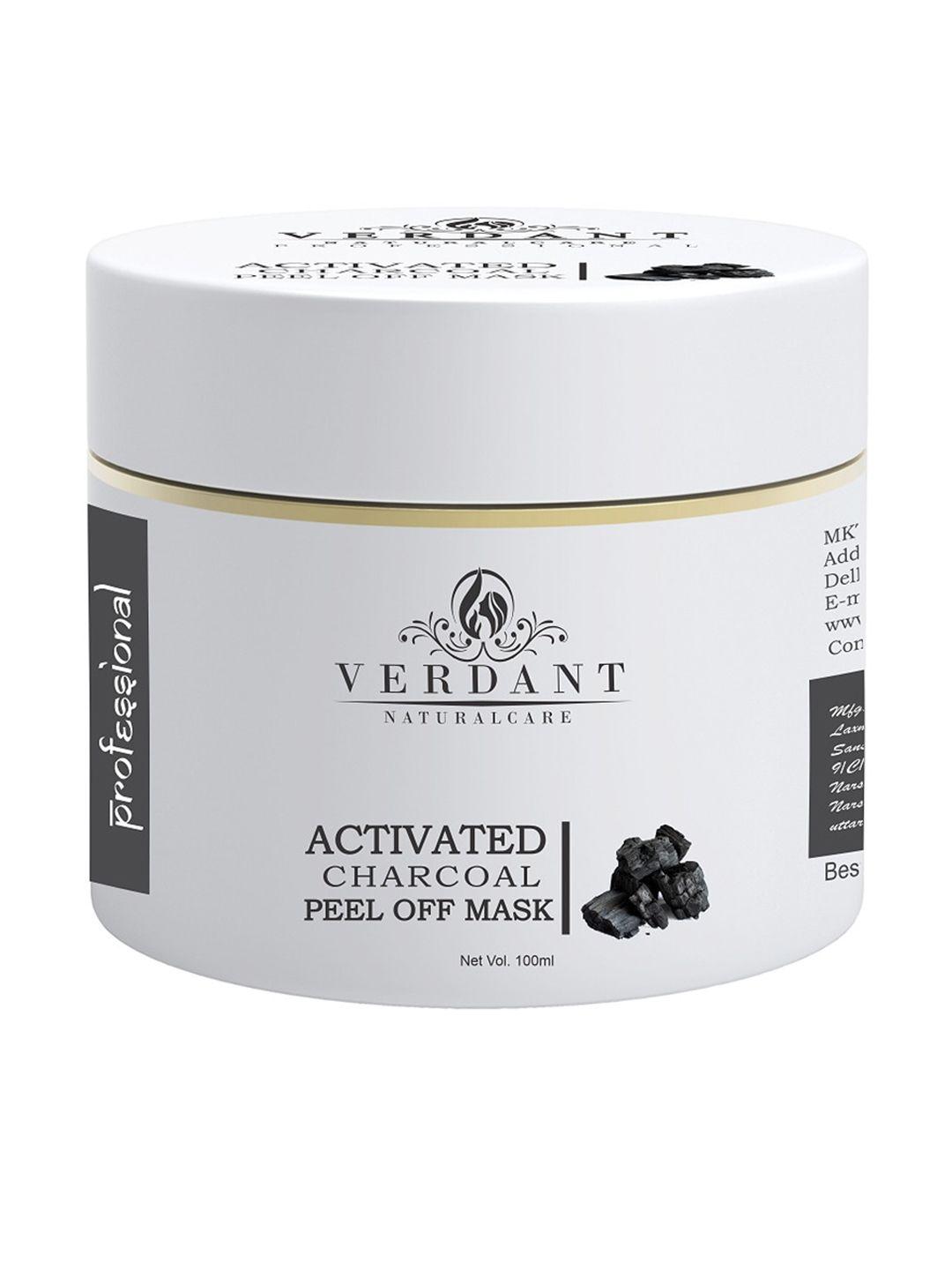 verdant natural care activated charcoal peel off mask - 100 ml
