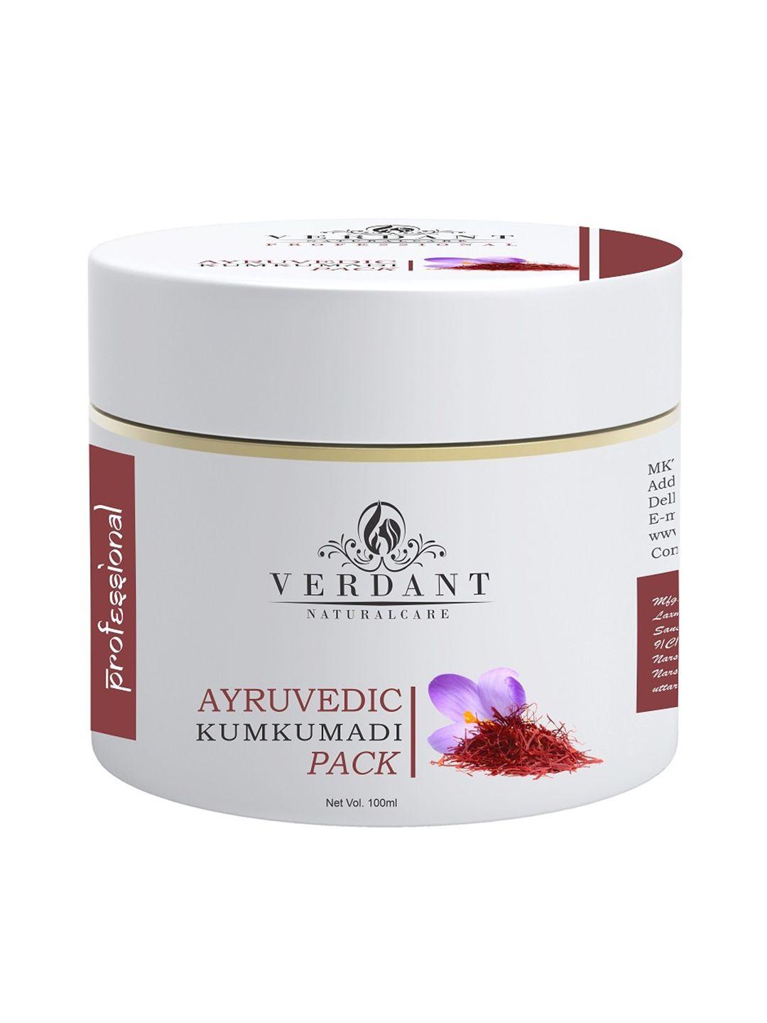 verdant natural care ayruvedic kumkumadi face pack 100 ml