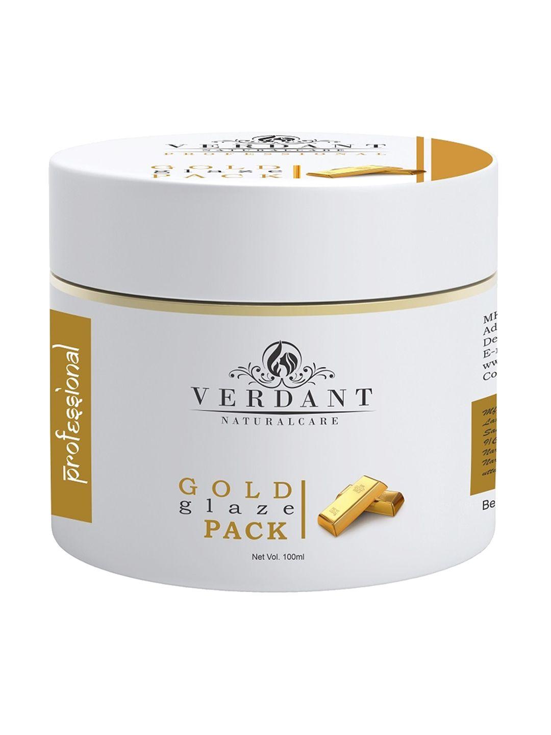 verdant natural care gold glaze face pack 100 ml