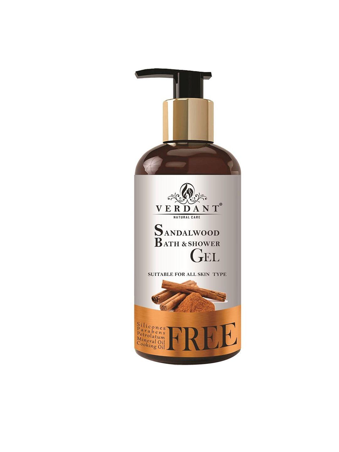 verdant natural care sandalwood body wash, shower gel - 300 ml