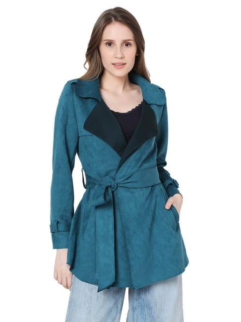 vero moda blue regular fit jacket