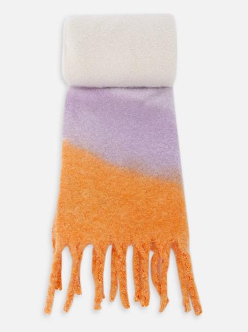 vero moda multicolor textured scarf
