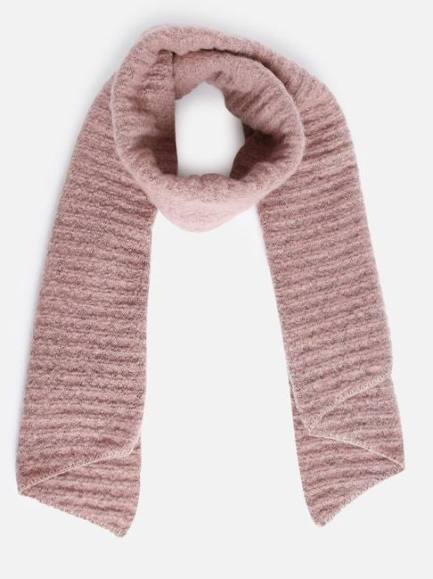 vero moda peach textured scarf