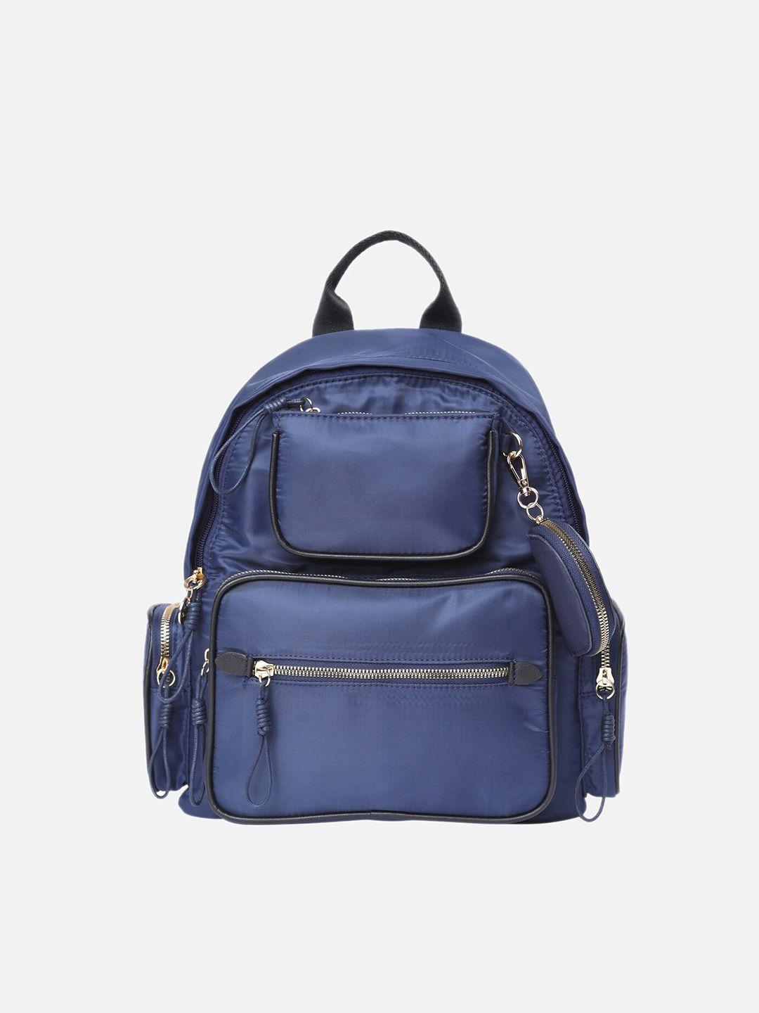 vero moda women blue & black backpack