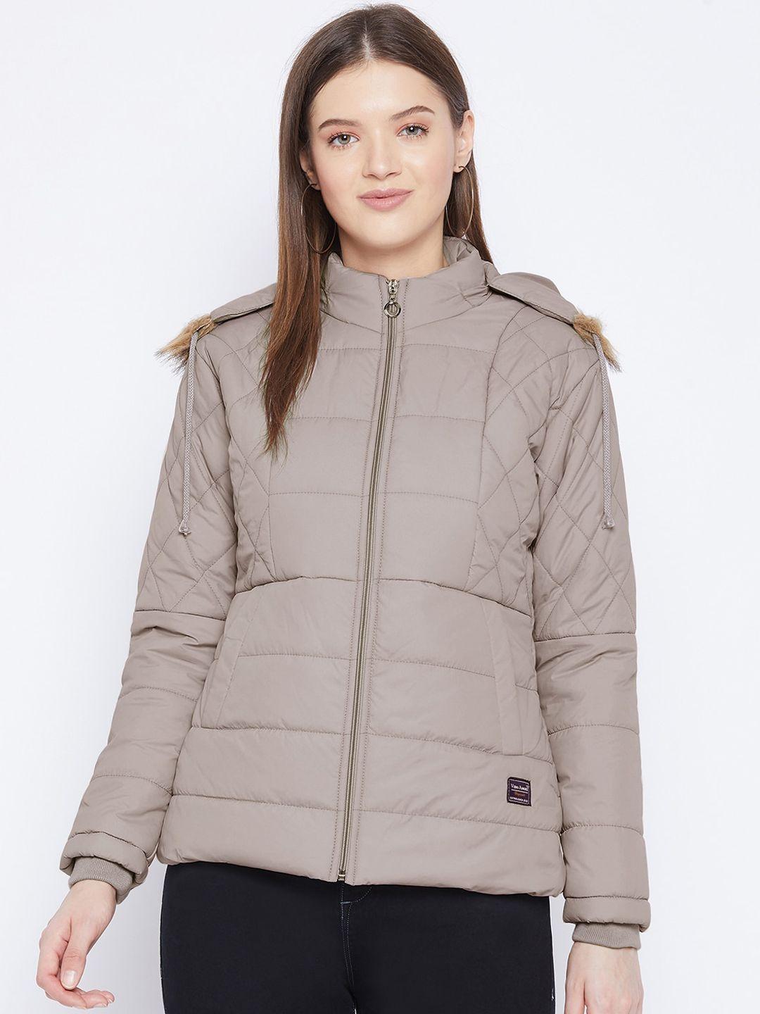 vero amore women grey parka jacket