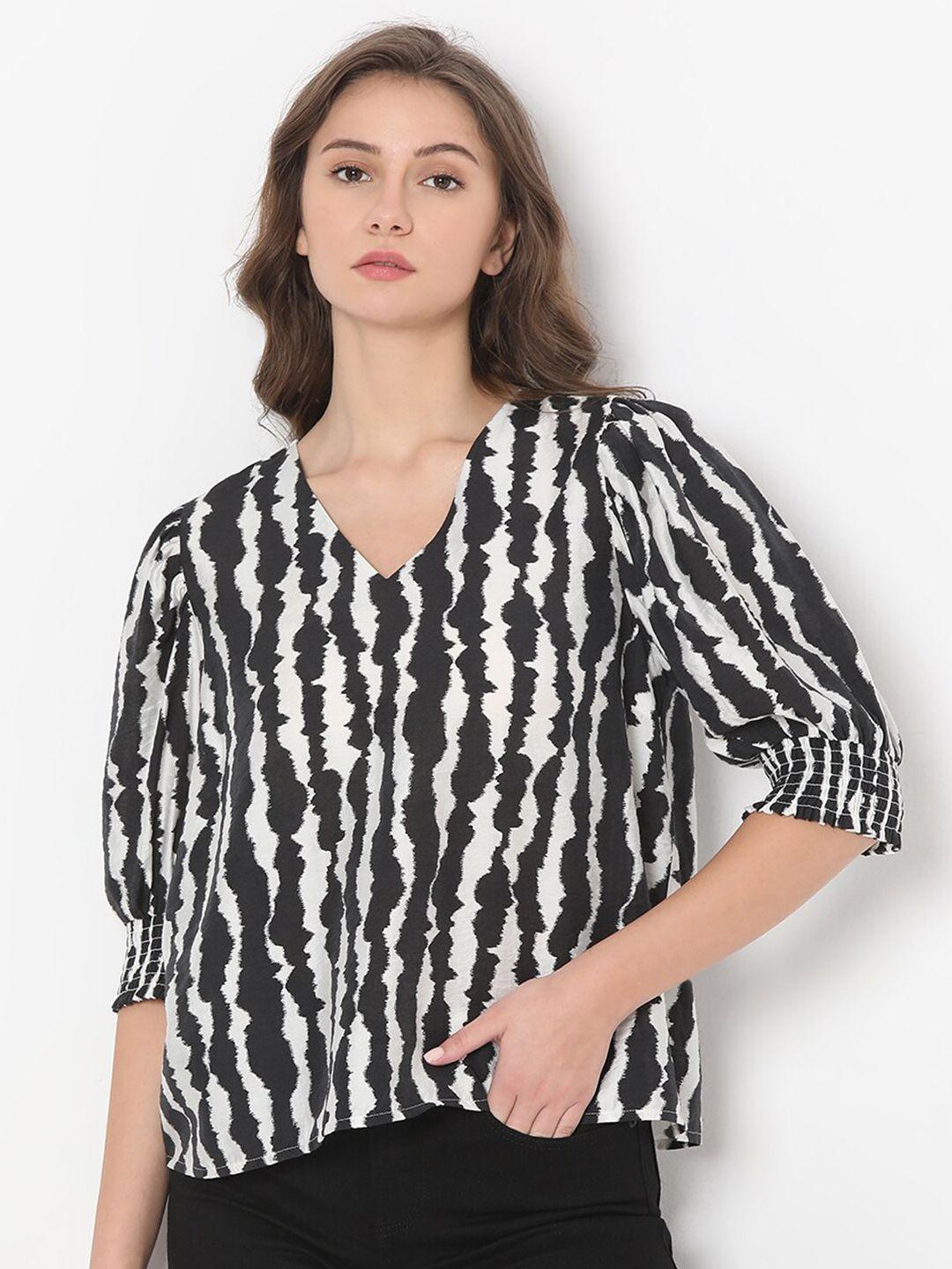 vero moda animal print shirt style top