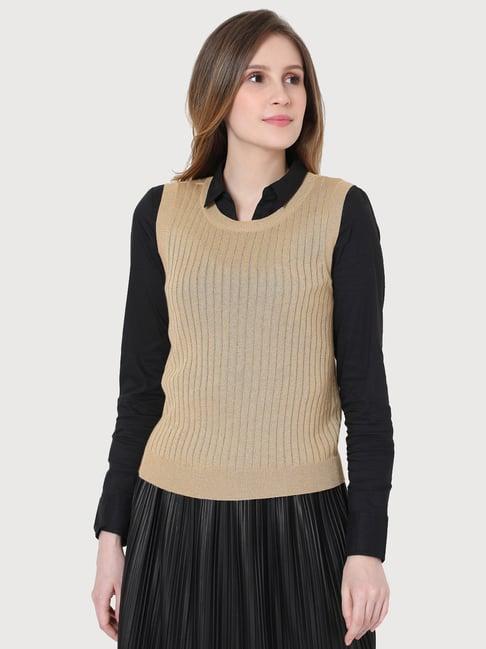 vero moda beige regular fit sweater