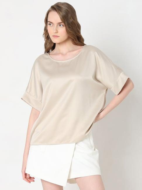 vero moda beige top