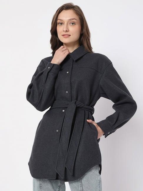 vero moda blue full sleeves jacket