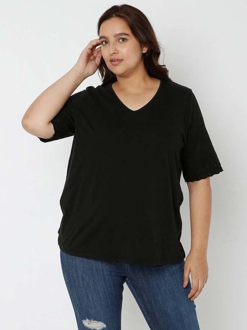 vero moda curve black box t-shirt