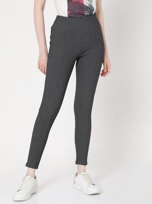 vero moda dark grey treggings